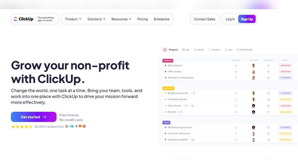 Clickup Nonprofit Discount