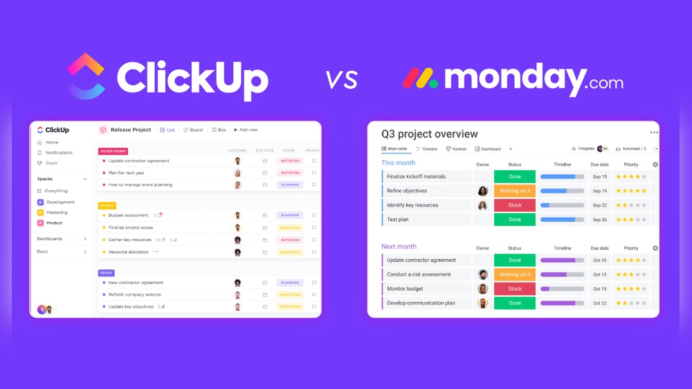 Clickup Vs Monday