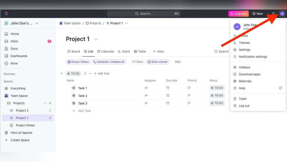 How to Get Clickup Api Key